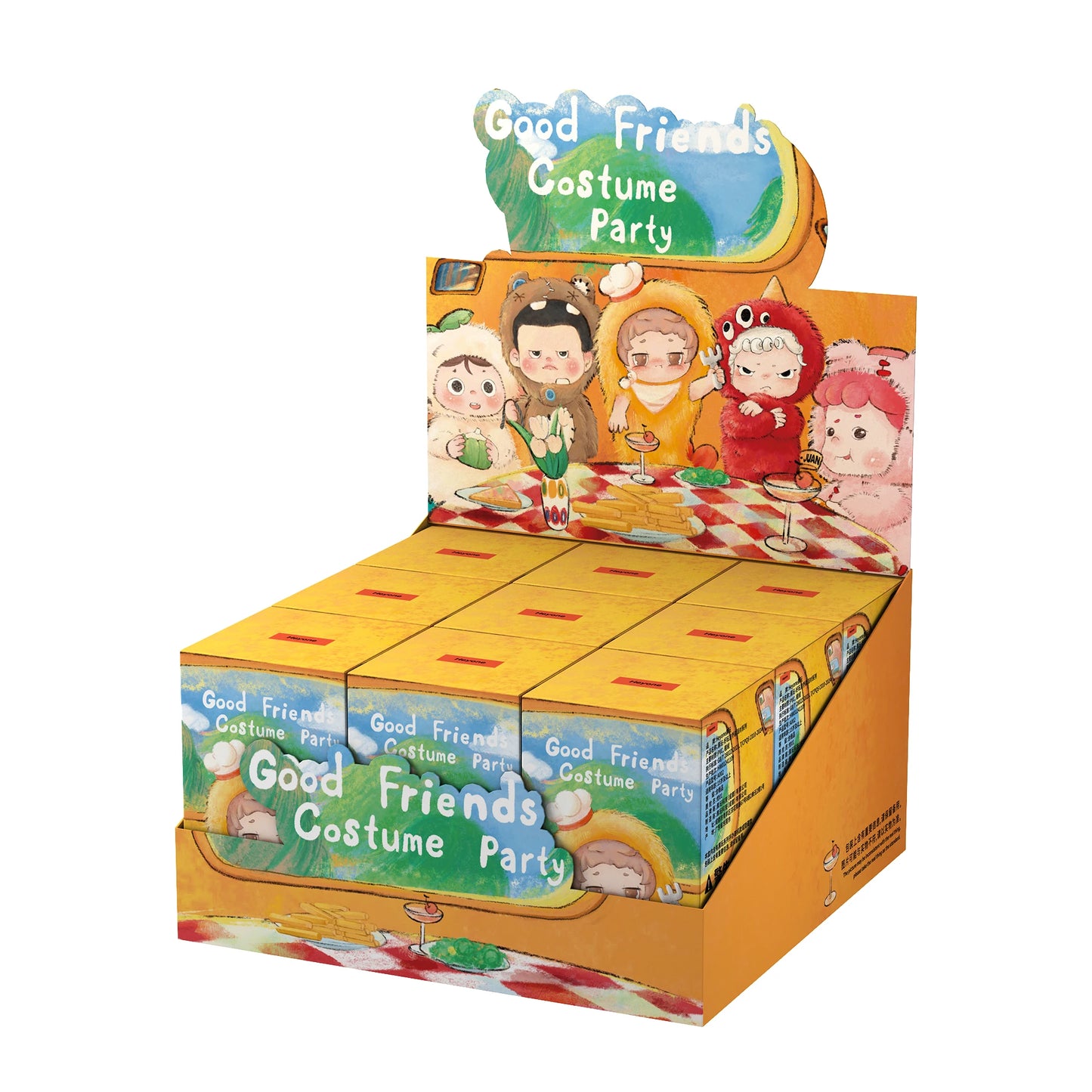 Genuine Heyone Good Friends Gostume Party Series Blind Box Cute Flocking Anime Figure Doll Collection Mystery Box Gifts