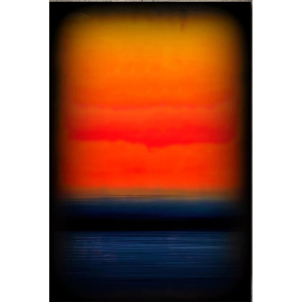 Mark Rothko Blue Orange Canvas Art Reproduction Painting Wall Decor Minimalism Picture Poster Prints Living Room Home Decoration