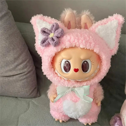 Hot High Quality Lafufu Doll Figure Fashion 17cm Clothes Only Model Doll Little Clothes Color Match Hoodie Ornament Cute Xmas
