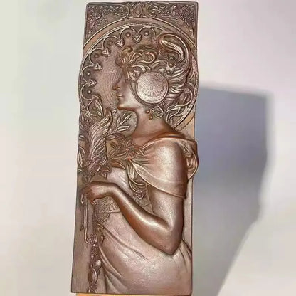 European Decorative Ornament Synthetic Stone Crafts Desk Ornament Home Relief Study Room Statue Collectible Modern Art Sculpture