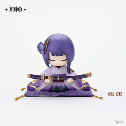 10CM Genshin Impact Beelzebul Xiao Klee Anime Figure Cute Doll Sitting Model PVC Game Series Collection Sculpture Ornament