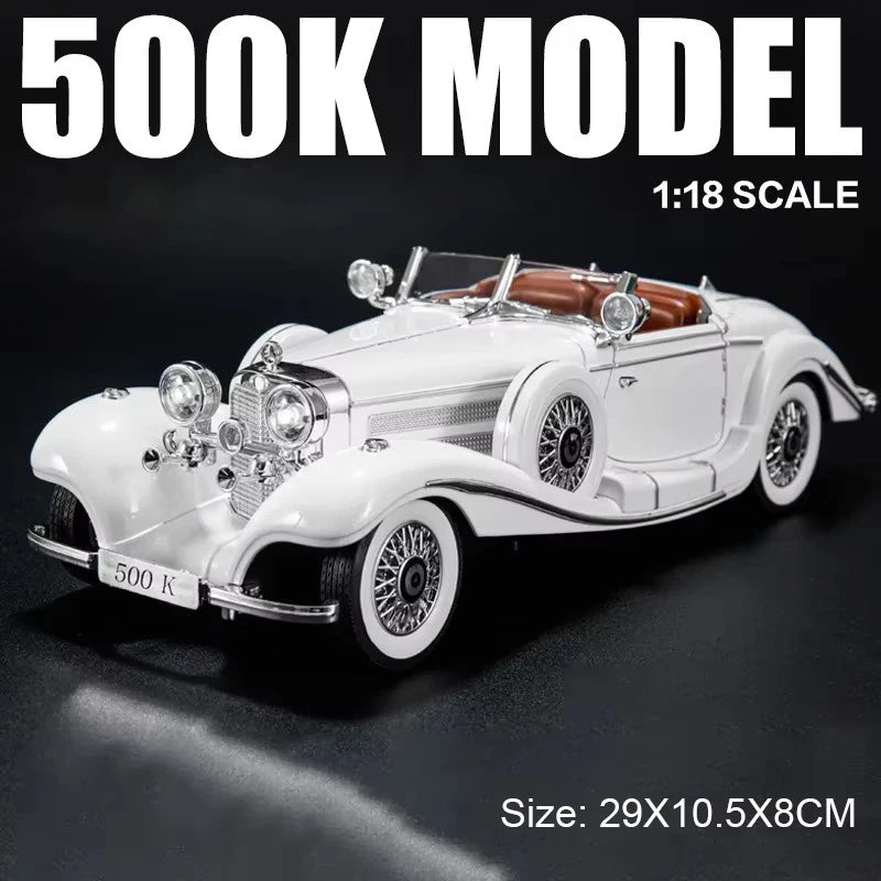 1:18 Scale Alloy GTR Car Model Diecast Toys Rubber Tire Light Sound Simulated Vehicles Models Wheel Pull Back Cars Boys Presents