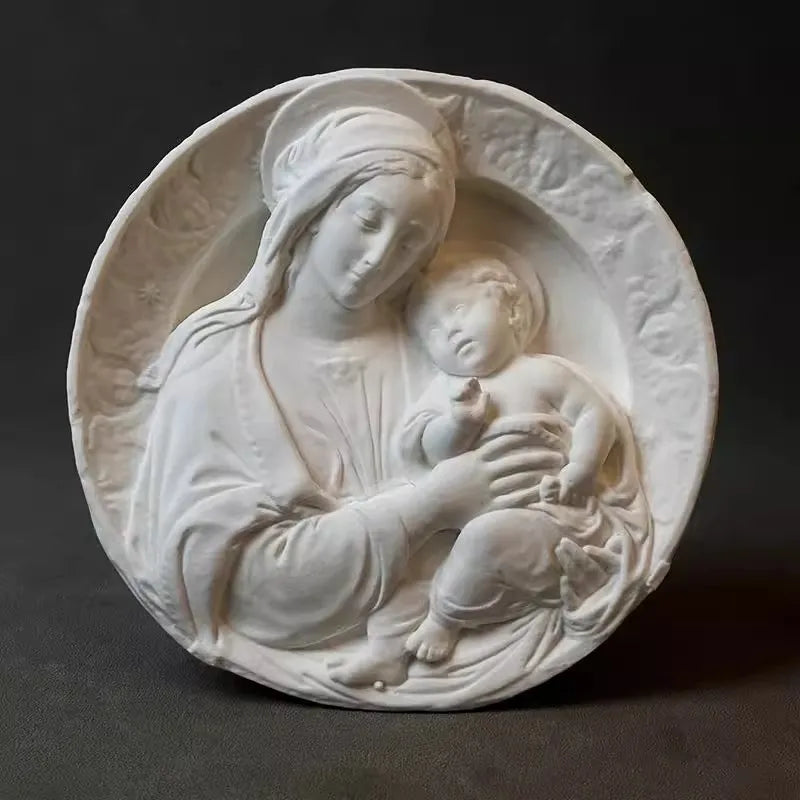 Retro Roman Art Gypsum Sculpture Desktop Ornaments Luxury Home Decor Creative Modern Craft Aesthetic Statue Office Cabinet Decor