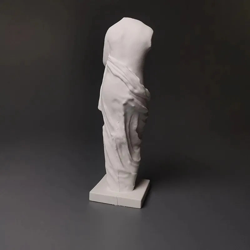 Mythological Goddess Statue Plaster Sculpture Minimalist Decor Classical Art for Desktop Display Home Scented Diffuser Stone