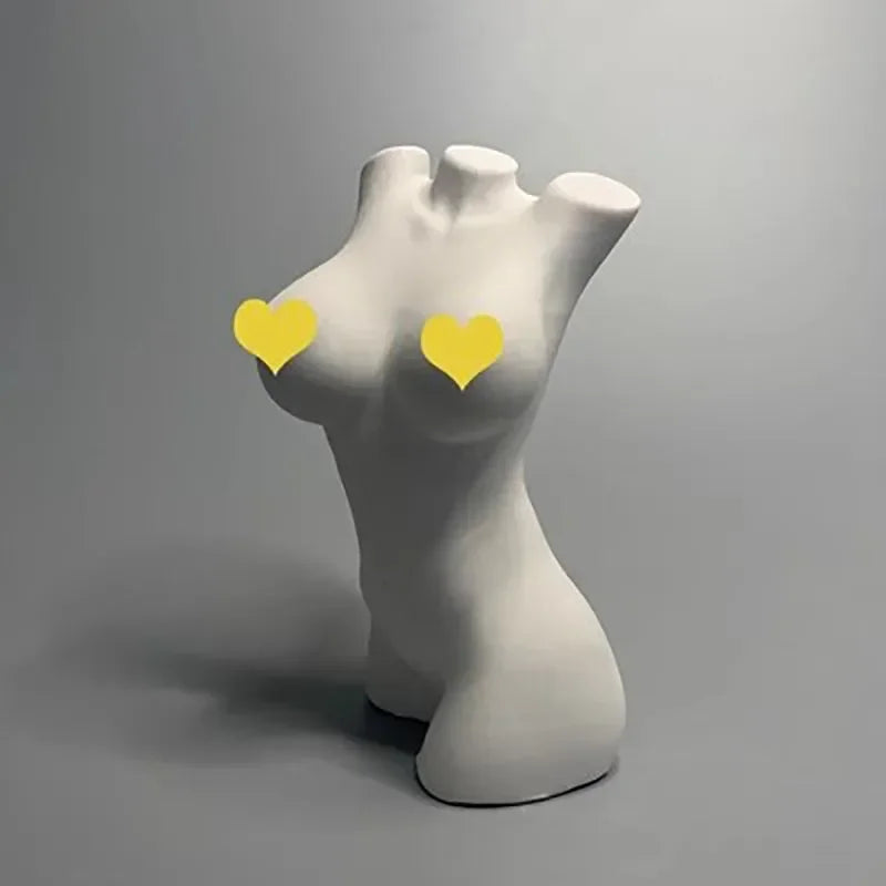 Minimalist Female Body Sculpture, Gypsum Desktop Art Decoration, Small Ornaments, High End Birthday Gifts Niche Premium Diffuser