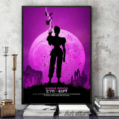 Anime Hunter X Hunter Poster Killua Zoldyck Kurapika Gon Freecss Hisoka Wall Decoration Canvas HD Painting Kawaii Room Decor