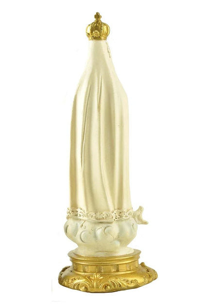 Our Lady of Fatima Blessed Virgin Mother Mary Catholic Religious Gifts 8 Inch Colored Resin Statue Figurine