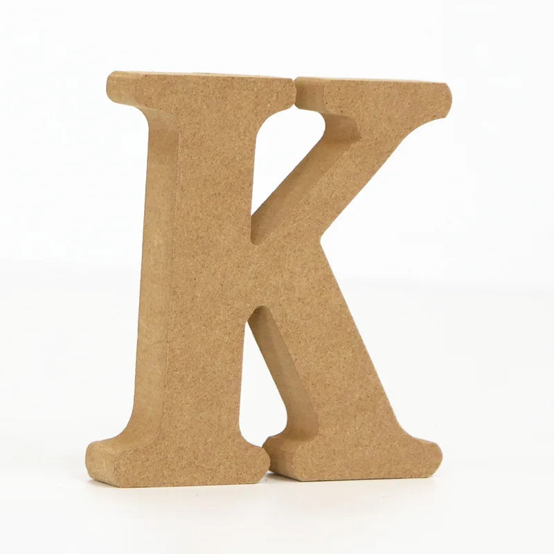 Wooden English Letters And Numbers Ornaments Wooden Crafts Diy Creative Decorative Home Decorations Personalised Name Design