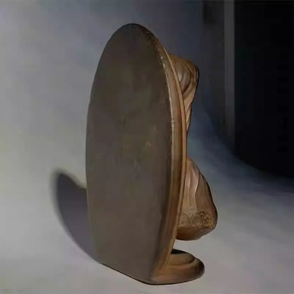 Retro European Art Veil Girl Small Ornaments Renaissance Roman Sculpture Desk Living Room Decorative Craftsart Study Statue Gift