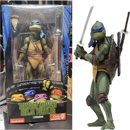 Ninja Turtle Anime Figure Neca 1990 Film Version Limited Edition Action Figurine Model PVC Statue Collections Gifts For Children