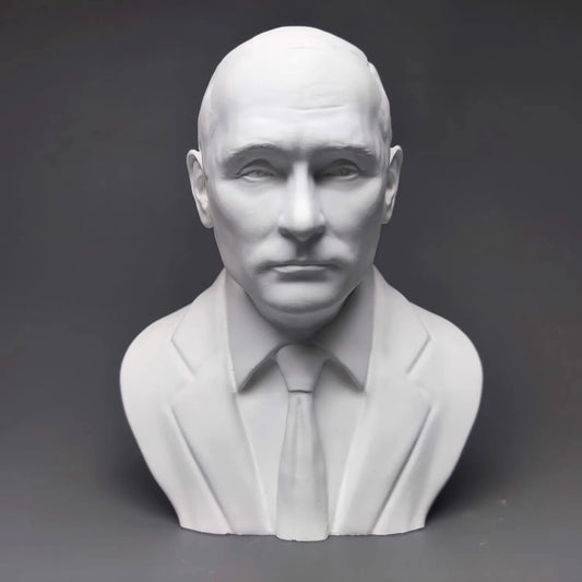Russian Leader Gypsum Bust Sculpture Art Desk Decor for Bookshelf Display Gift Plaster Statue Decorative modern Figure Sculpture