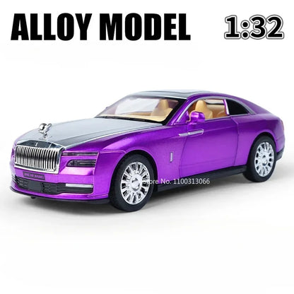1:32 Rolls-Royce Spectre Phantom Alloy Cars Model Toys Diecast Metal Models Toy Vehicle with Pull Back Vehicle for Children Gift
