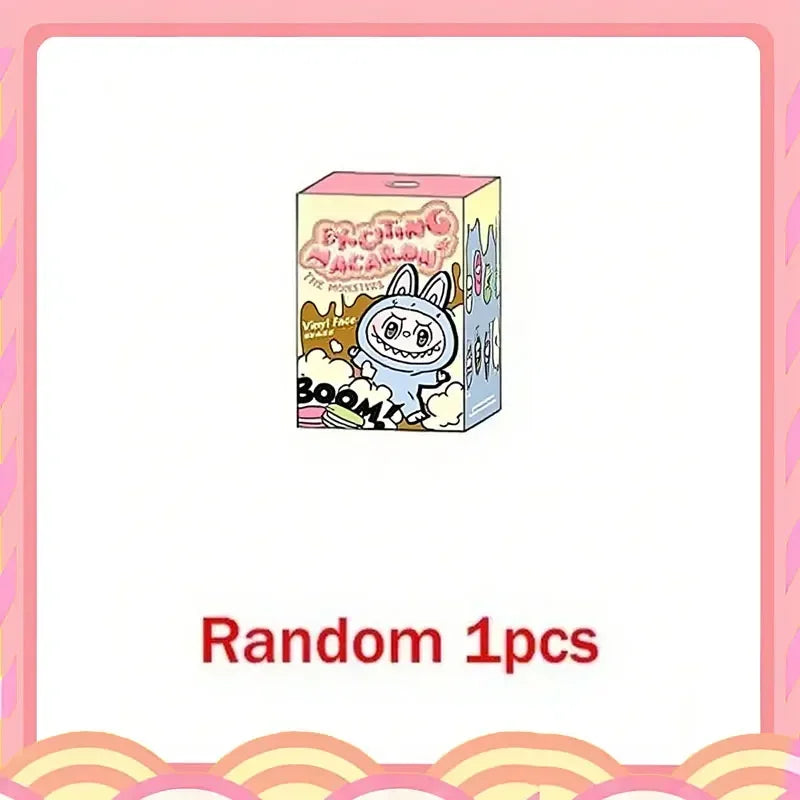New For labub The Monsters Blind Box Exciting Macarons V3 Big Energy Vinyl Toy Have A Seat Cute Figure Collection Birthday Gifts