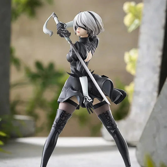 2025 new hot sale nier: automata yorha type a2 2b 9s pvc anime action figure model collection ornament anime model cartoon toy