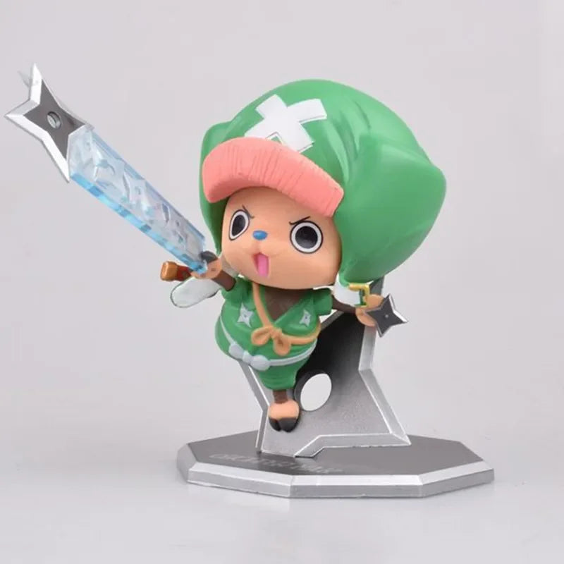 One Piece Gk Wano Country Kimono Ninja Chopper Exchangeable Hands Model Figure Ornaments Collectible Toys Festival Gift