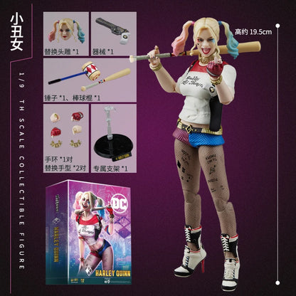 FondJoy Original DC 1/9 Justice League Superman Batman Joker Harley Quinn Wonder Woman Victor Stone Aquaman Action Figures Gift