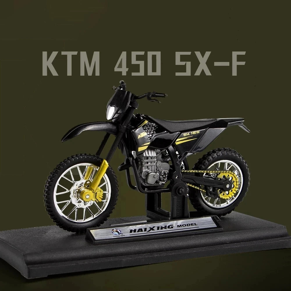 1:18 Scale KTM450SX-F Alloy Scooter Sport Bike Figurines Diecasts Kid Toy Motorcycle Vehicles Racing Model Replicas Gift for Boy