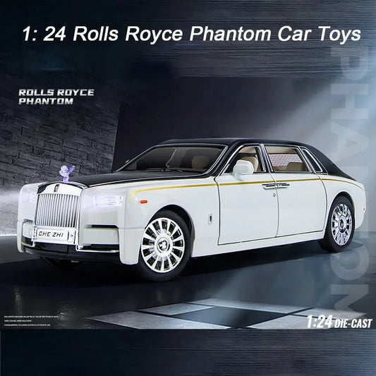 1:24 Rolls Royce Phantom Dawn Miniature Models Cars Alloy Diecasts Toys Vehicles Model Pull Back Car Toys Boys Festival Gifts