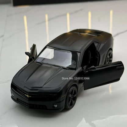 1:36 Scale Chevrolet Camaro Car Toys Model  Alloy Diecasts Sports Car with Pull Back Function Simulation Vehicle for Child Gifts