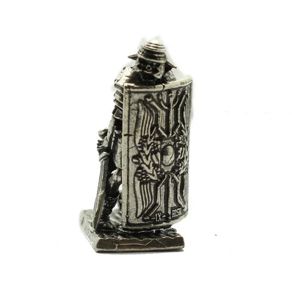 Metall Kupfer Römischer Legionär Bogenschütze Schild Soldaten Modell Figuren Miniaturen Desktop Spiel Dekorationen Spielzeug Ornament Geschenk