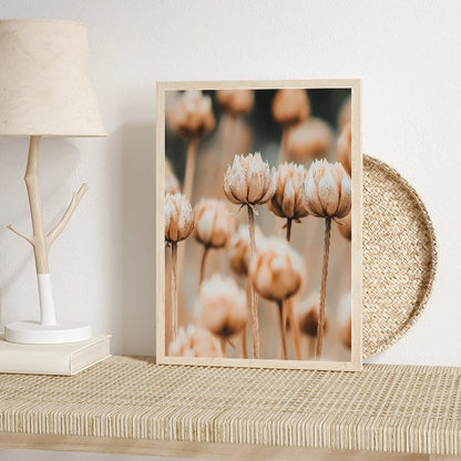 Neutral Modern Plant Art Abstract Minimalist Beige Black Flower Poster Canvas Printing Living Room Bedroom Home Decoration Gift