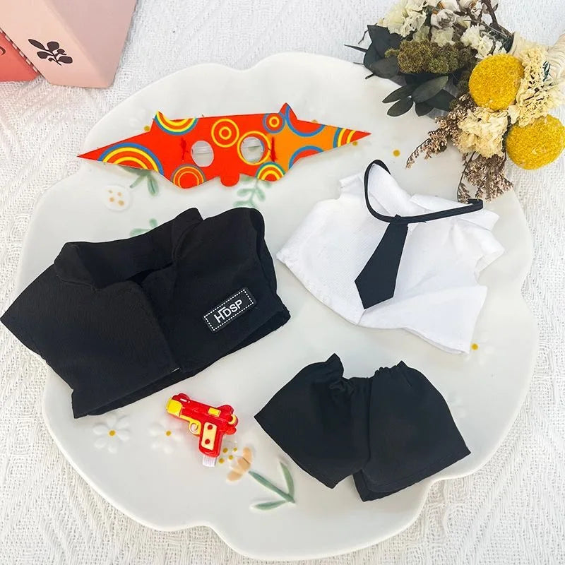 For Lafufu clothes cute clothes one two three generation vinyl doll small suit hat baby clothes Azu mask suit Bass, Woody, Nick