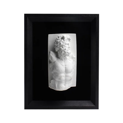 Nordic Figure Sculpture Art Plaster Statue Decorative Painting Room Hanging Painting Living Room Desktop Desk Porch Home Decor