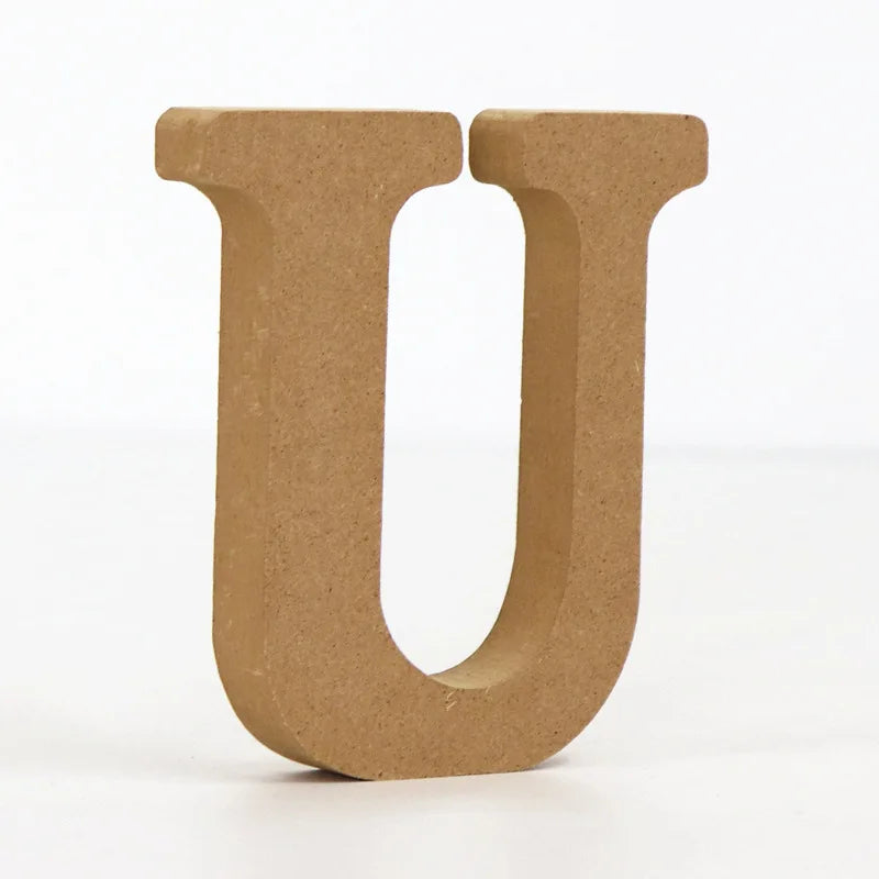 Wooden English Letters And Numbers Ornaments Wooden Crafts Diy Creative Decorative Home Decorations Personalised Name Design