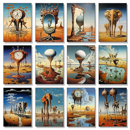 Surrealism Salvador Dali Posters and Prints Wall Art Canvas Painting Abstract Picture for Living Room Home Decoration Cuadros