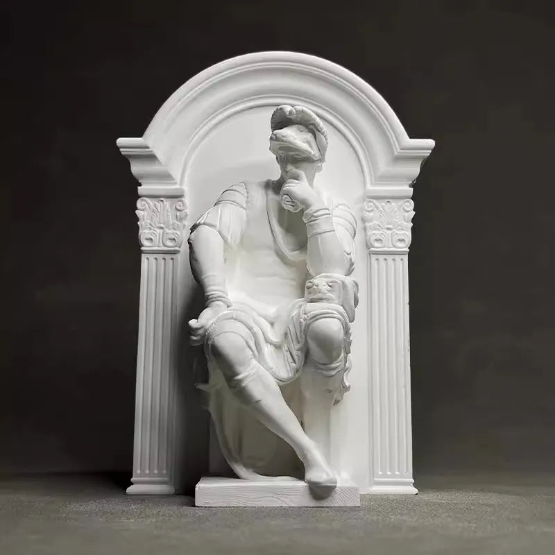 Art Figure Sculpture Plaster Statue Desktop Decorativemodern Home Luxury Decoration Elegant Room Ornament Decor Hogar Accesorios