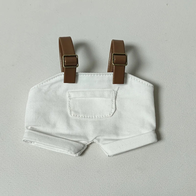 For Labubu 15-17 cm v1v2 Outfit Accessories Mini Hat Overalls Set Decoration Small Clothes Children's Toys Birthday Gift