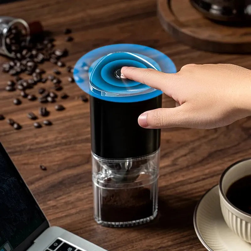 Moulin à café électrique Portable TYPE C, Charge USB, noyau de broyage en céramique, broyeur de grains de café domestique, 1 pièces
