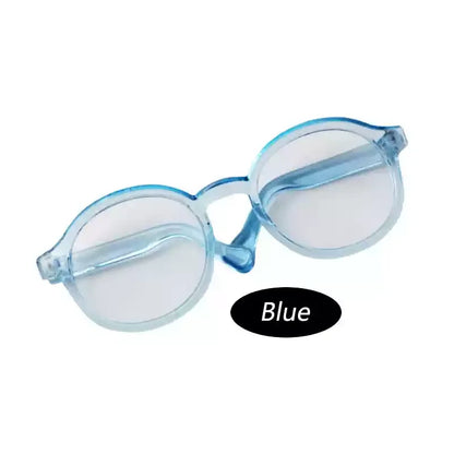 New Hot 17cm Lafufu Glasses 6.5cm Transparent Plastic Glasses For 15/17cm  For Lafufu0 Doll Sunglasses In Stock