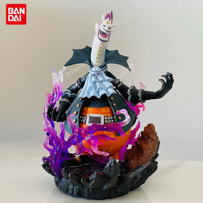 One Piece Anime Figure GK Devil Gekko Moria  With Light Statue Decoration Model Desktop Collection Toys Gift
