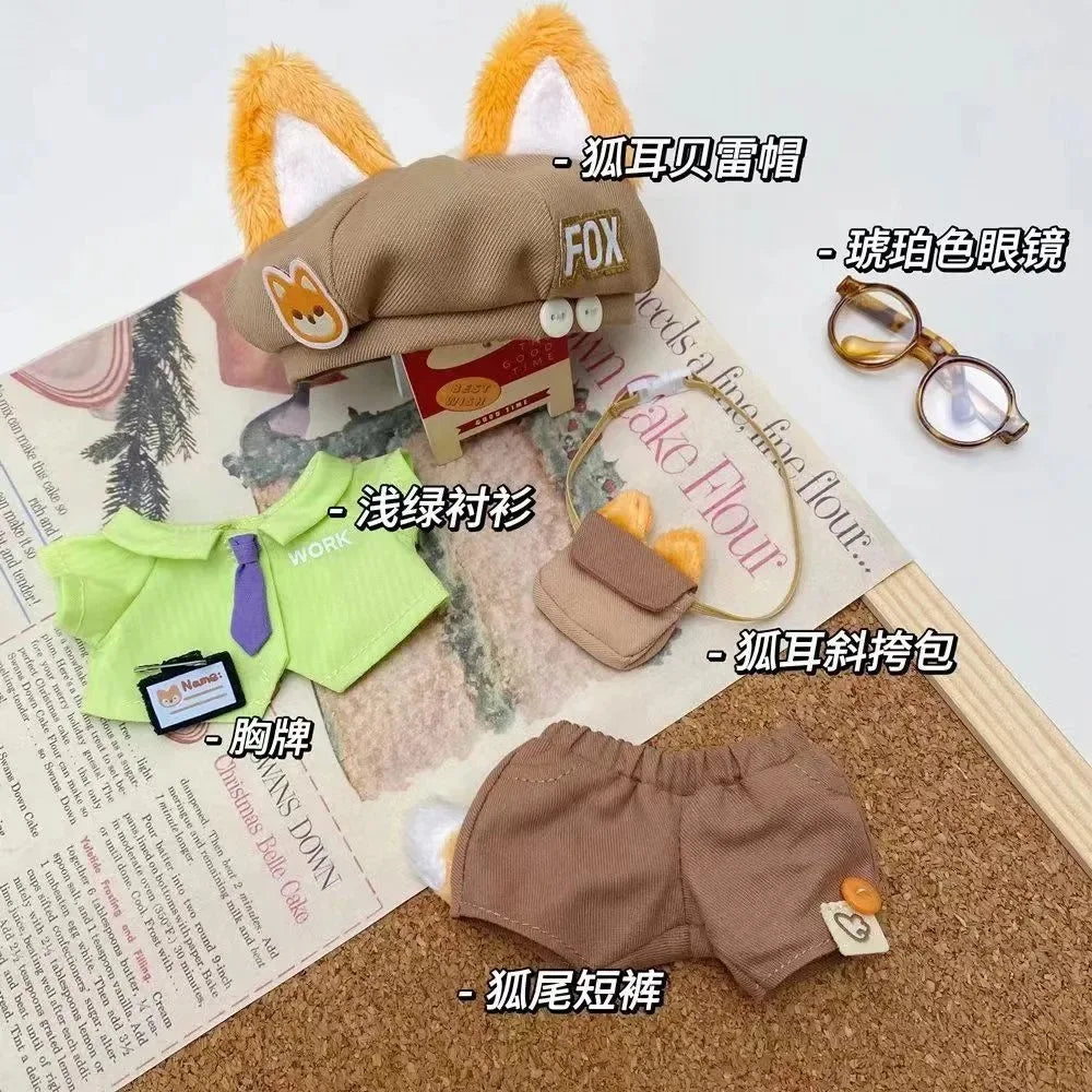 For Lafufu clothes cute clothes one two three generation vinyl doll small suit hat baby clothes Azu mask suit Bass, Woody, Nick