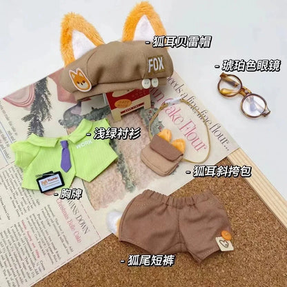 For Lafufu clothes cute clothes one two three generation vinyl doll small suit hat baby clothes Azu mask suit Bass, Woody, Nick