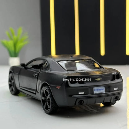 1:36 Scale Chevrolet Camaro Car Toys Model  Alloy Diecasts Sports Car with Pull Back Function Simulation Vehicle for Child Gifts