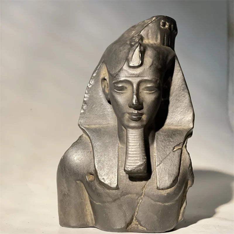 Reproduction of The Egyptian Museum Statue Ramses Ii Bust Refined Modern Home Decoration Accessories Art Figurine Decoration