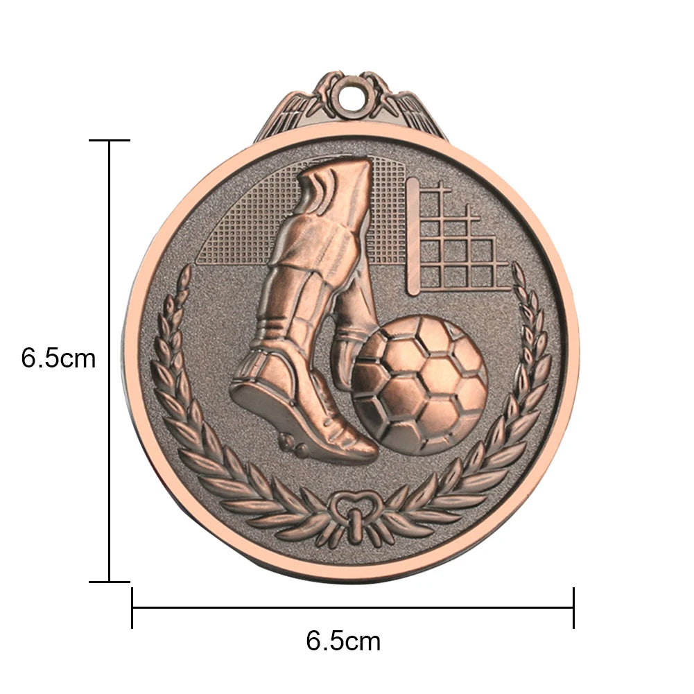 Sports Competition Awards Medals Wear-resistant Football Competition Medals Collection Gold Silver Bronze Souvenir Gift