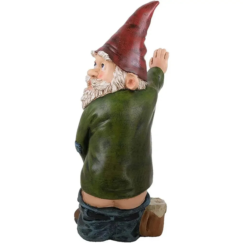 Garden Accessories Decorations - Collectible Figurines, Miniature Gnomes, Resin Home Figurines for Outdoor Gardening