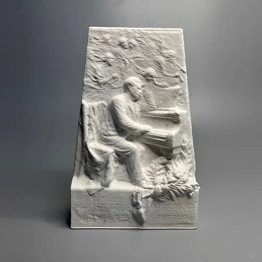 European-Style Modern Simple Gypsum Art Sculpture Home Soft Desktop Senior Modern Minimalism Bookcase Room Mesa Room Decor