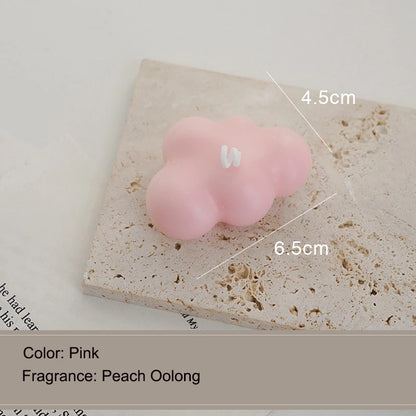 Cloud Shape Scented Aromatic Candles Natural Soy Wax Candles Peach Oolong Aromatherapy Candle Wedding Home Decoration Gift Box