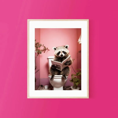 Chimpanzee Cat Dog Animal Funny Series Art Wall Picture For Bathroom Toilet Room Canvas Painting Print Posters Home Decor Gift