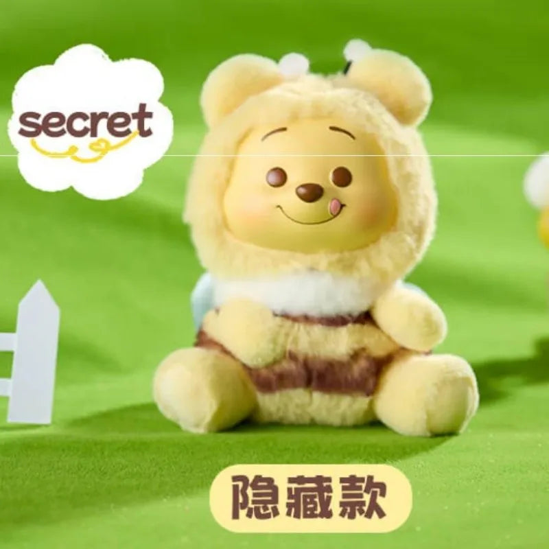 Disney Winnie the Pooh Naughty Party Vinyl Plush Blind Box Pooh Bear Bag Pendant Mystery Box Surprise Toy Cute Doll Decor Gifts