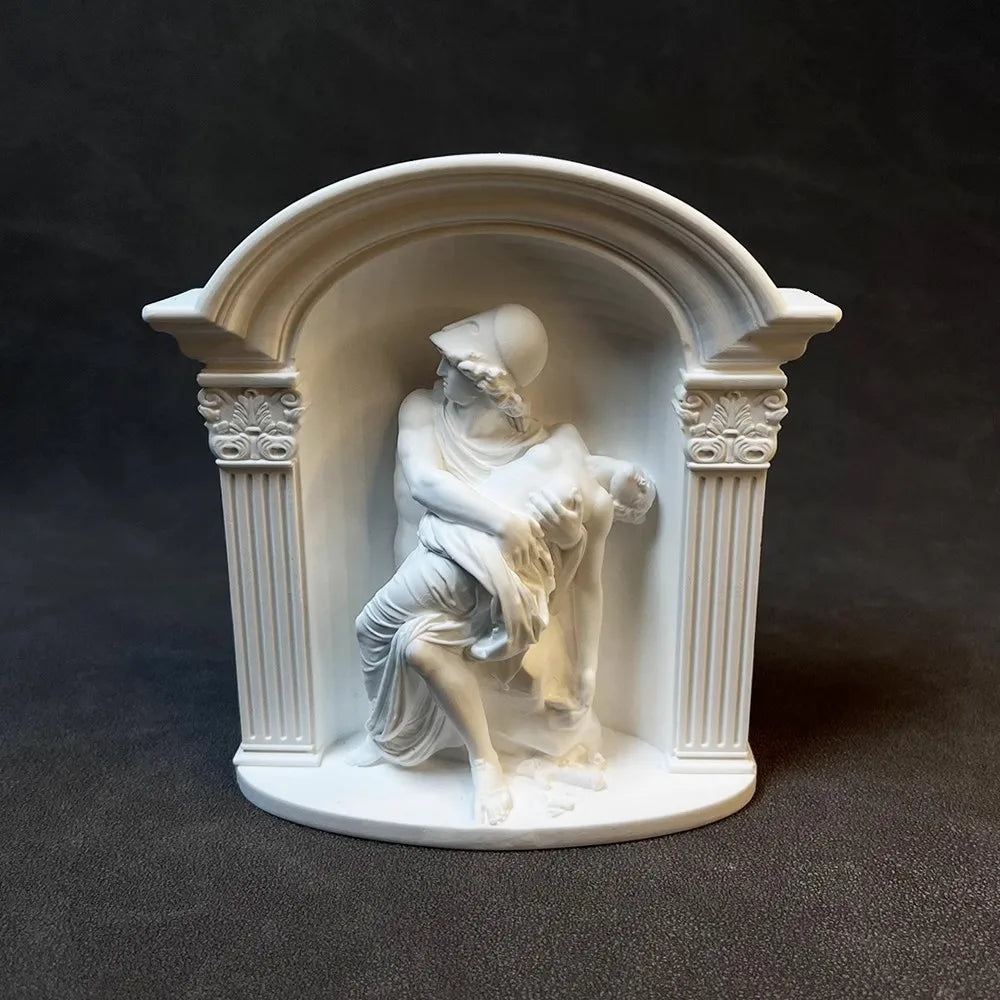 Retro Sculpture Art Commercial Figurine Decor Plaster Statue Desktop Atmosphere Ornament Home Luxury Decorations Holiday Gift