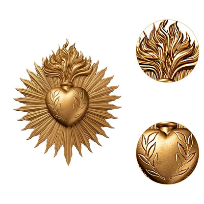 Gothic Heart Wall Decor Wall Plate for the Sacraments de cleanings lounge