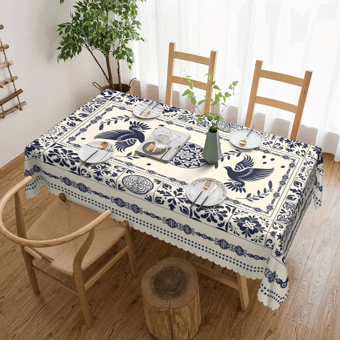 Mexican Day of The Dead Rectangle Tablecloth Mexico Holiday Party Decor Reusable Waterproof Table Cloths Dining Table Decoration