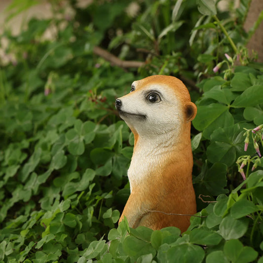 1 piece of meerkats and meerkats simulation animal ornaments, outdoor garden hall balcony decorations