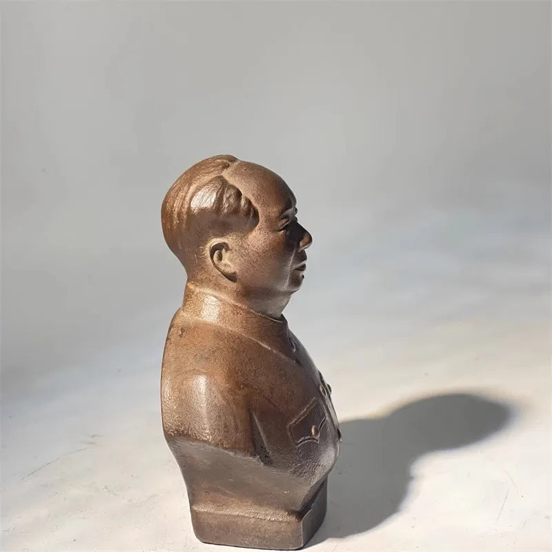 Great Man Mao Zedong Statue Synthesized Stone Bust Study Office Desk Ornament Home Decoration Souvenir Study Room Statue Crafts