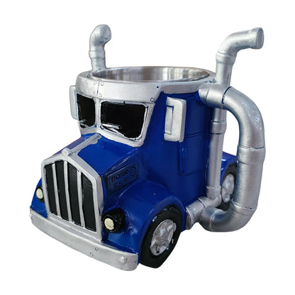 Beetle Car Coffee Mug Funny Semi Truck Heat Resist Coffee Cup Resin Creative Tea Cups Handmade Unique Drinkware for Home Kitchen